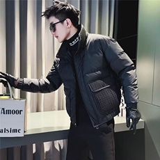 秋冬季痞帅棉衣男款高级感棉服2025新款修身潮流工装棉袄外套，男装棉衣，星座410-7