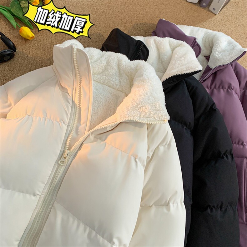 三防料抖音品质现货10W件宽松加绒加厚棉衣外套棉服BM111特P78,男装棉衣,电商A486