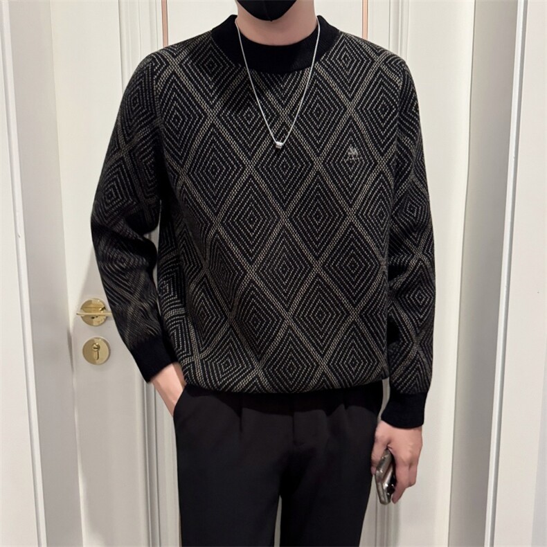 MY98066P6898店主风小伙风秋冬新款高品质针织打底衫毛衣男,男装T恤,电商B340