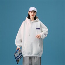 @中性风强推荐时尚连帽卫衣字母印花情侣WY801P48控68，男装卫衣，星座517A-1