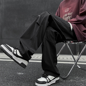 2025春季新款美式高街ins机能高街男裤子冲锋直筒工装裤男881-P40图片