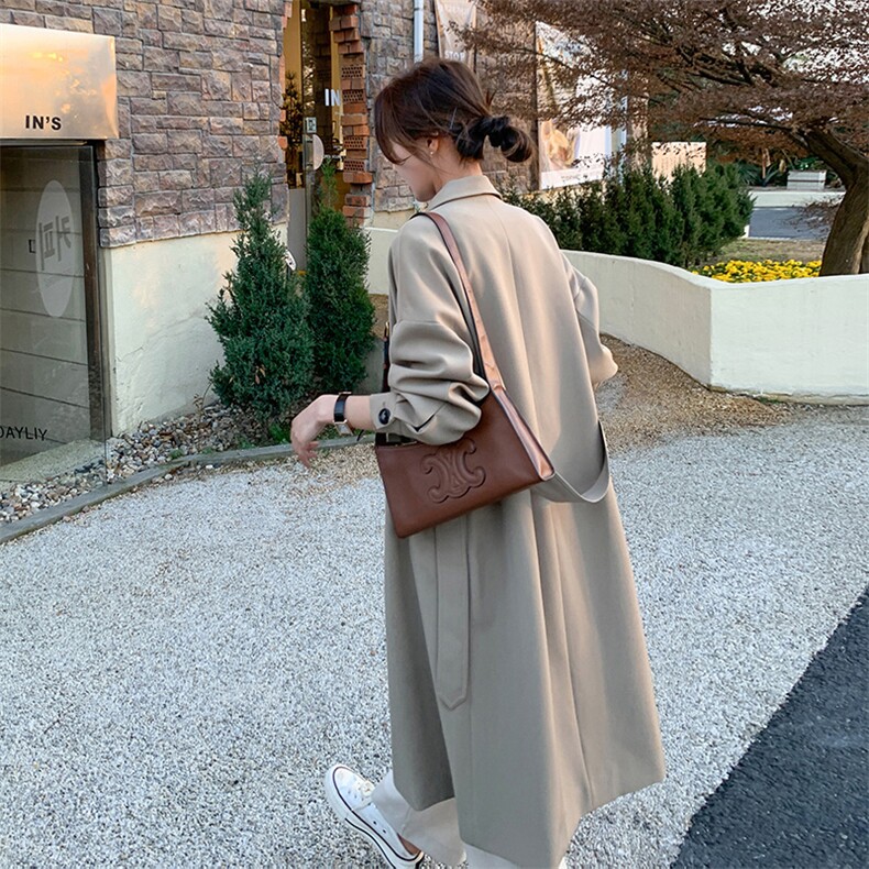 2c232-A80卡其风衣外套P150-K228,女装风衣,2C232