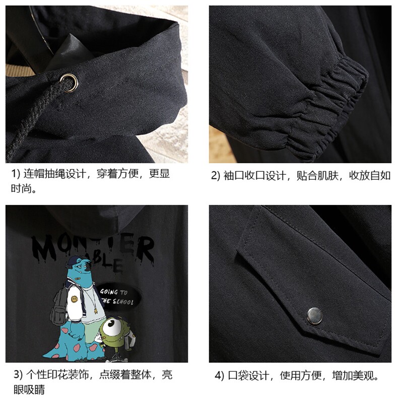 JK41074-P85加棉款-P115纯棉连帽夹克男士大码工装夹克男砖墙,男装夹克,电商A040A