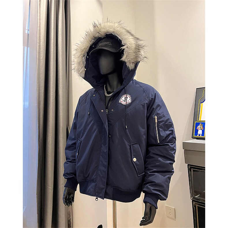 毛领派克服棉衣冬季情侣保暖棉服外套XZ514-2-MY006-P118,男装棉衣,星座514-2(原B239)