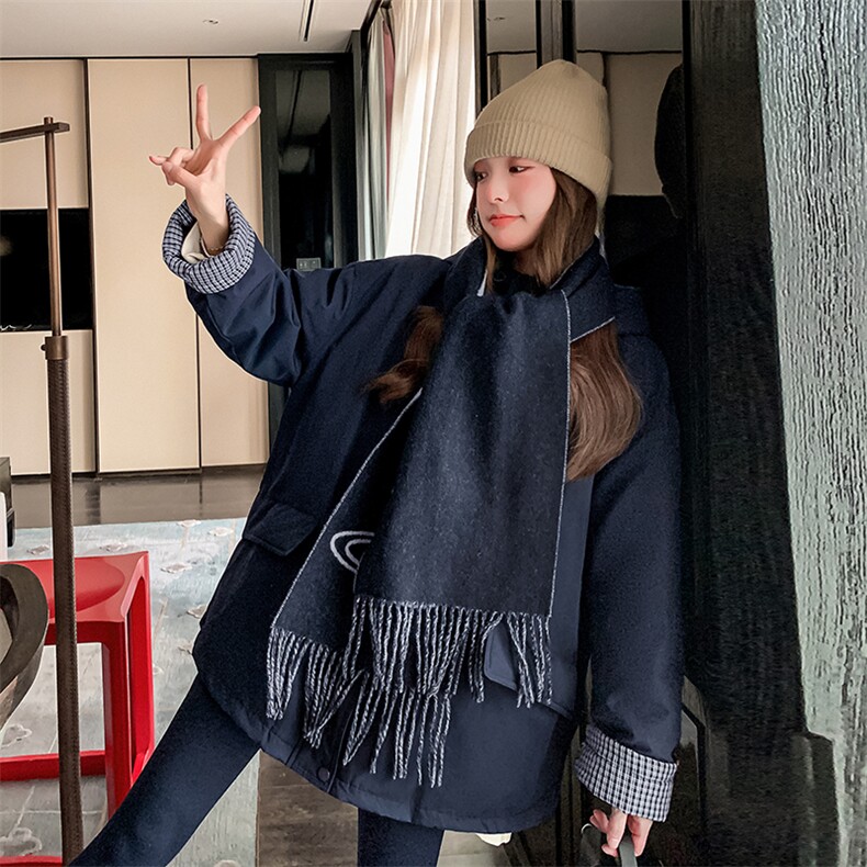 大量现货主推中长款羽绒服羽绒内胆工装派克服2C086-2513P245K368,女装羽绒服,2C086