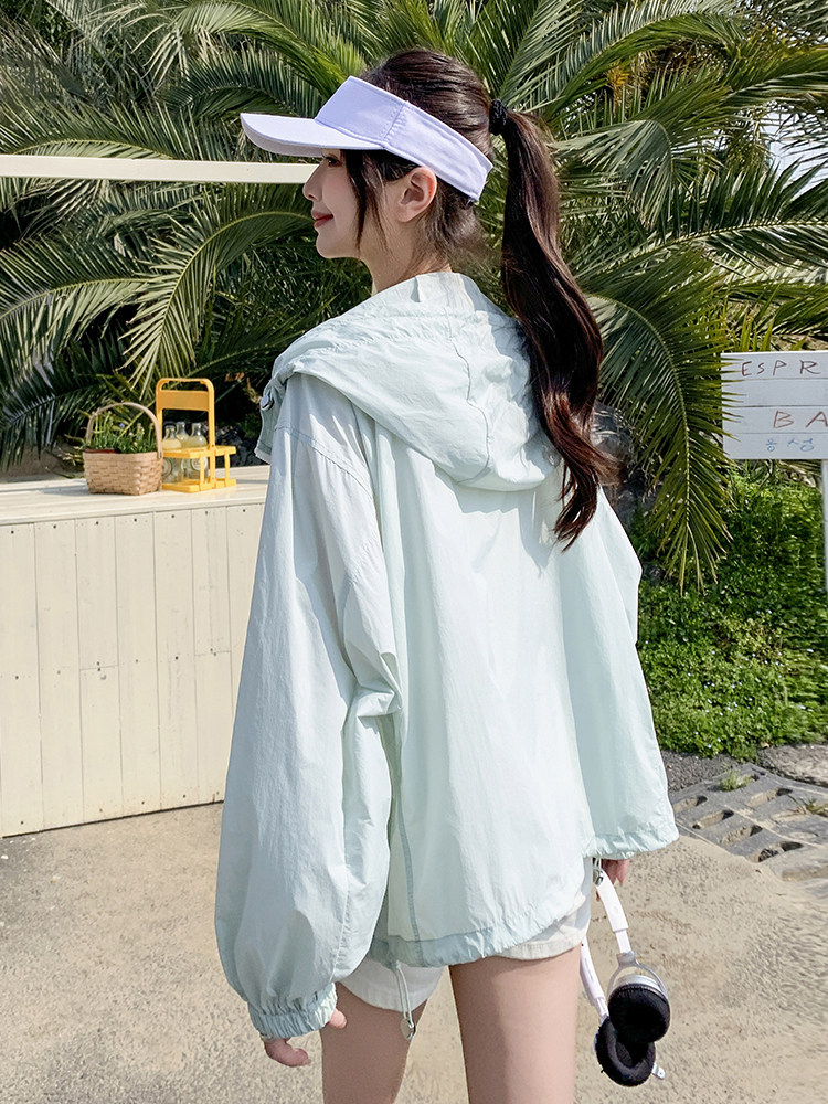 2025新款防晒服短款RF2C290-6830#-P85-138,女装防晒衣,蝶眷