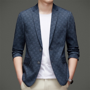 DJ2299钱塘2020-3新款时尚休闲百搭简约西服中年男士货稳P147图片