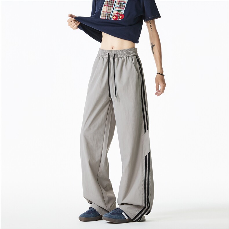 抖音品质潮流美式条纹设计速干百搭休闲裤B315-K25418-特p35控68,男装休闲裤,电商B315