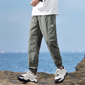 速干工装休闲裤男2026夏季潮流伞兵裤宽松束脚弹力裤子Z9823-P45图片