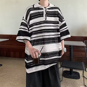 TNT31-P35美式复古衬衫男长袖春秋季新款潮牌格子宽松休闲外套图片