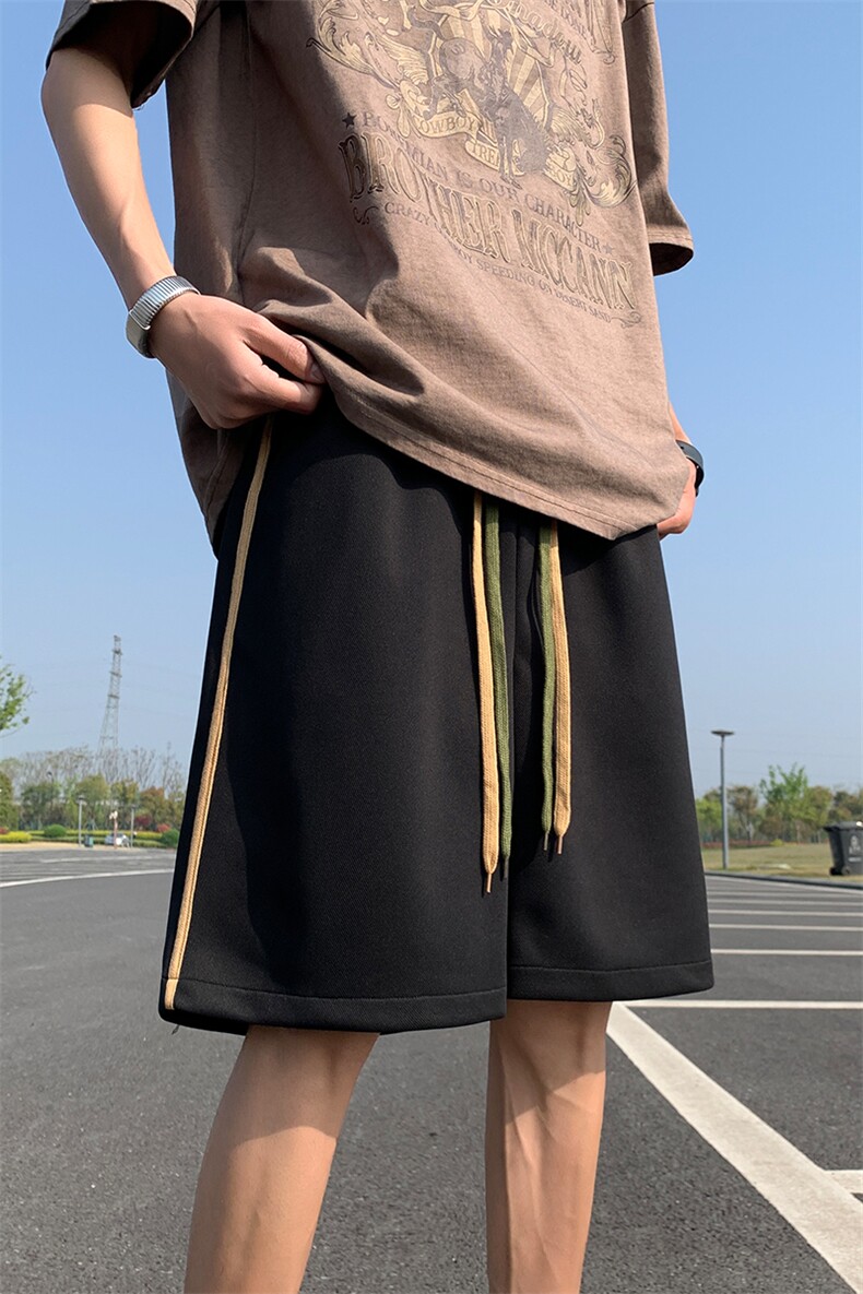 港风宽松大码休闲裤短裤五分裤A014-DY2330-P40控58,男装休闲裤,电商A014