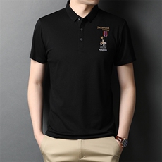 POLO衫男士短袖t恤翻领2023夏季新款潮牌休闲商务男装上衣，男装T恤，电商B212（原钱塘6029）