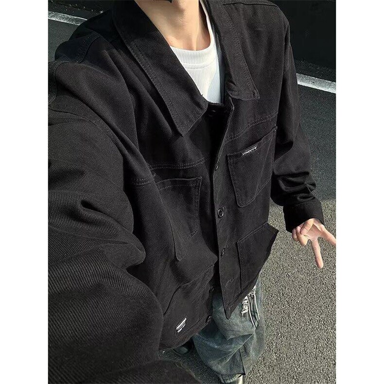 春秋季水洗做旧牛仔夹克男美式J3568P68,男装夹克,星座1116-2