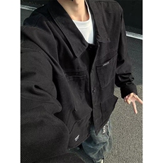 春秋季水洗做旧牛仔夹克男美式J3568P68，男装夹克，星座1116-2