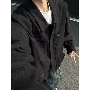 春秋季水洗做旧牛仔夹克男美式  J3568 P68图片
