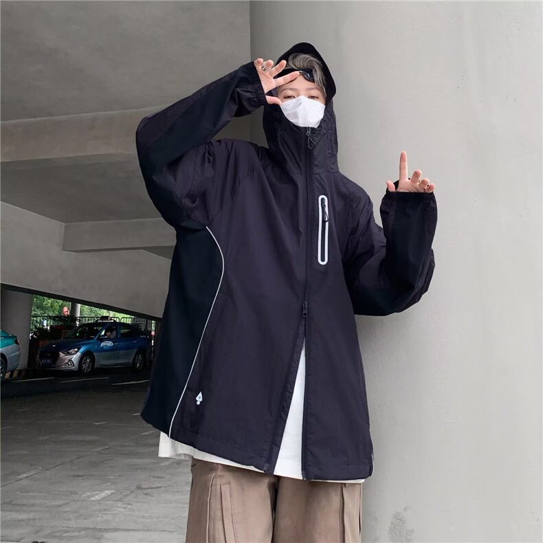 2025夏日防晒服夹克男女户外徒步运动登山皮肤衣外套W6611-P39,男装防晒衣,星座412-1