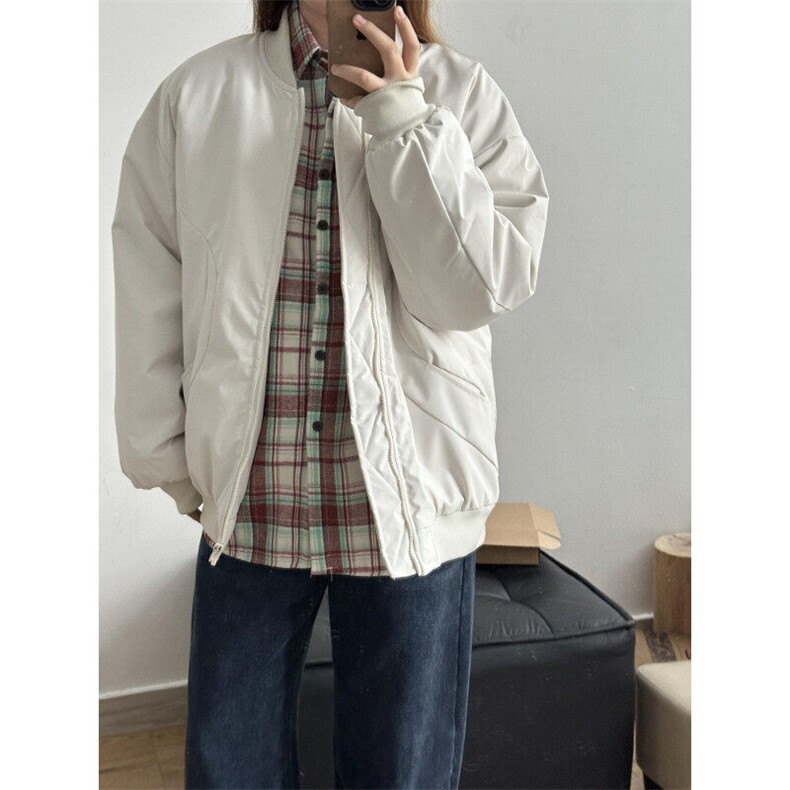 【有货】W19JRCC-特P75飞行员夹克棉服男加厚美式棒球服外套,男装夹克,星座1007（原301D）