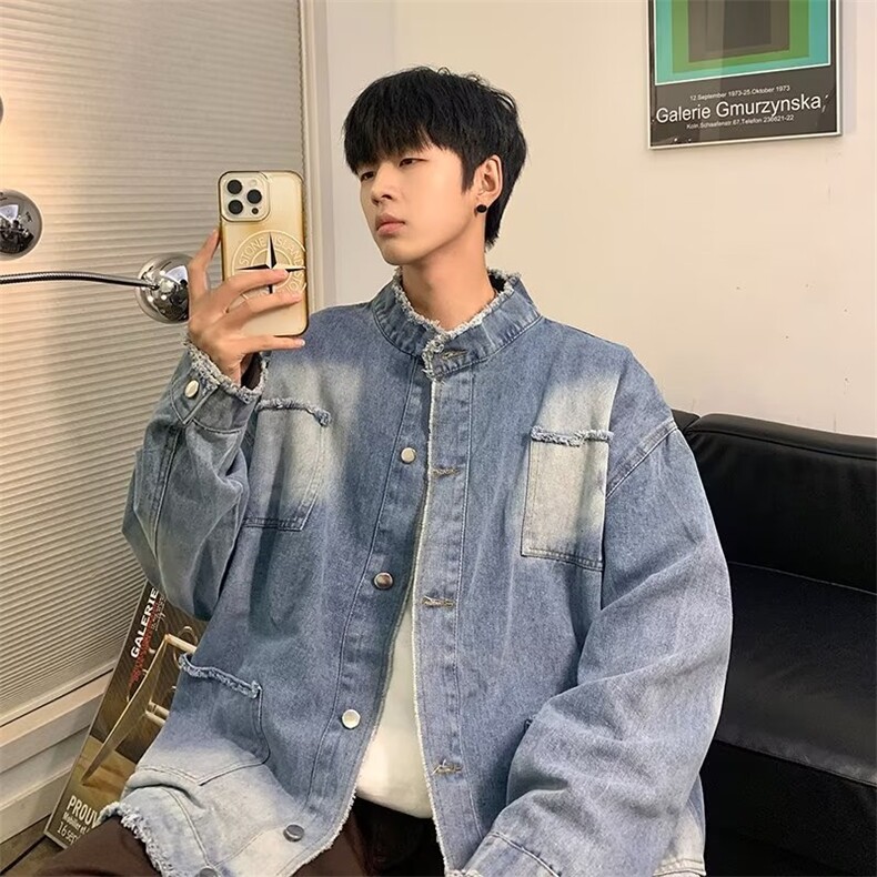 2023美式秋季夹克新款男时尚潮外套W047P63,男装夹克,星座1116-2