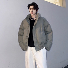 （自家图）冬棉服立领加厚保暖短款面包服男女外套1523-P118，男装棉衣，星座910-5