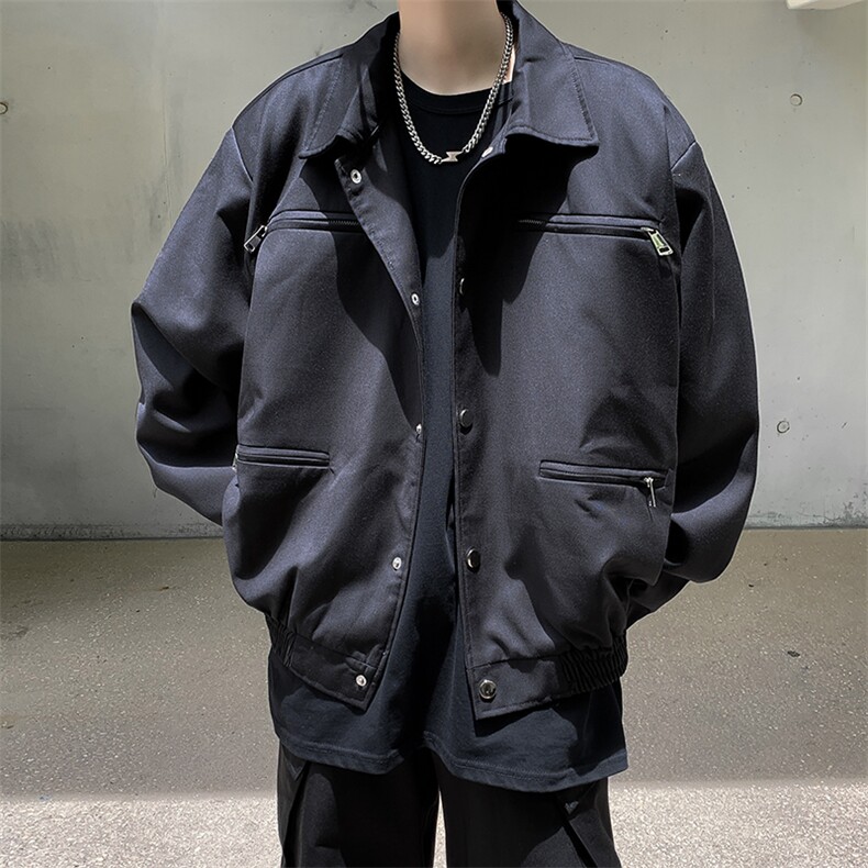 美式潮牌飞行员工装上衣秋季新款小众设计感夹克男外套W7789-P78,男装夹克,星座512-4