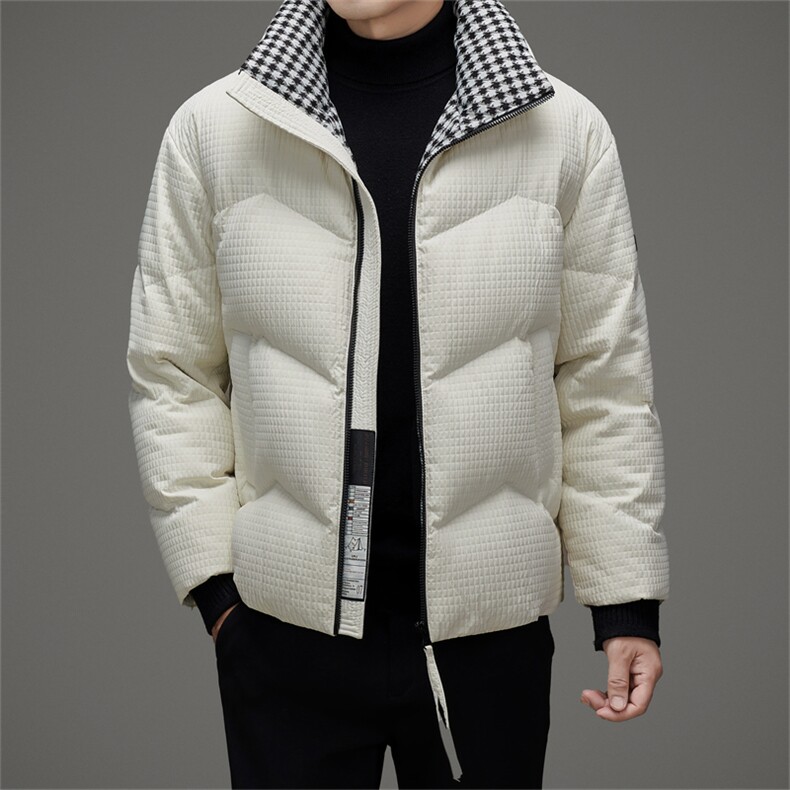 DAJ823-3钱塘2020-2时尚休闲简约百搭厚款中年男士羽绒服P220,男装羽绒服,钱塘207-2