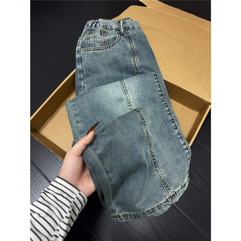 B221美式ins高街宽松直筒莱赛尔冰丝牛仔裤LK25486-特P45控88，男装牛仔裤，电商B221