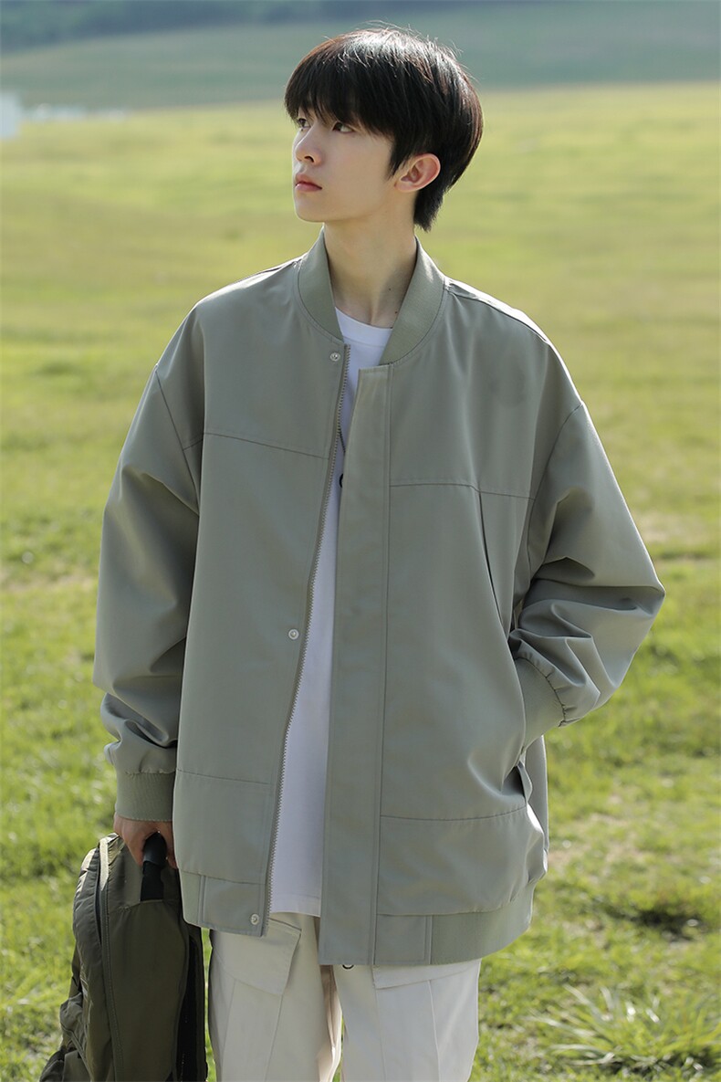 新款飞行夹克男美式复古棒球服外套高街潮牌CYJK9269P-75控价109,男装夹克,电商A128