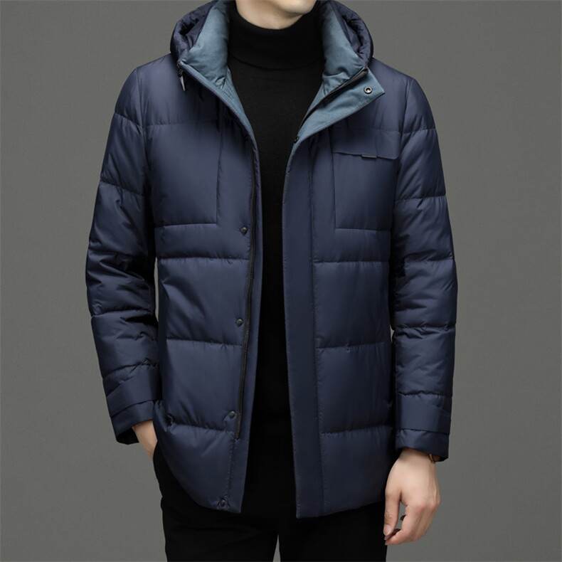 DN22868秋冬新款2023年男士休闲羽绒服加厚保暖夹克外套P，男装羽绒服，电商B360