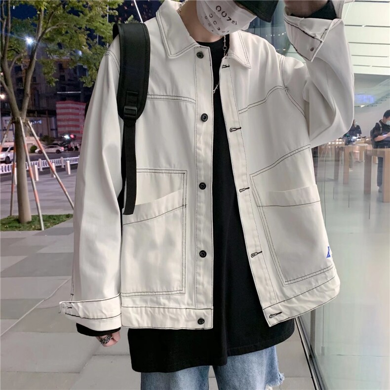 春季新款美式男外套牛仔夹克JK6001P46,男装夹克,星座1116-2