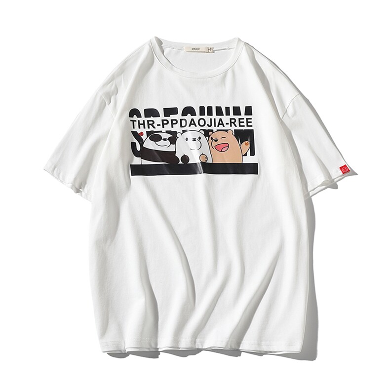 2021夏季新日系白底平铺面料：100%棉T1052-P25,男装T恤,电商A001