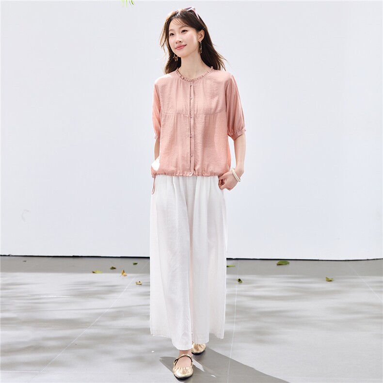 现货2026夏装新款透气两件套女士套装,女装套装/套裙,木子恋