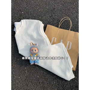 XZ809A/BXXX02/特P18/控38 美式V领坎肩背心T恤图片