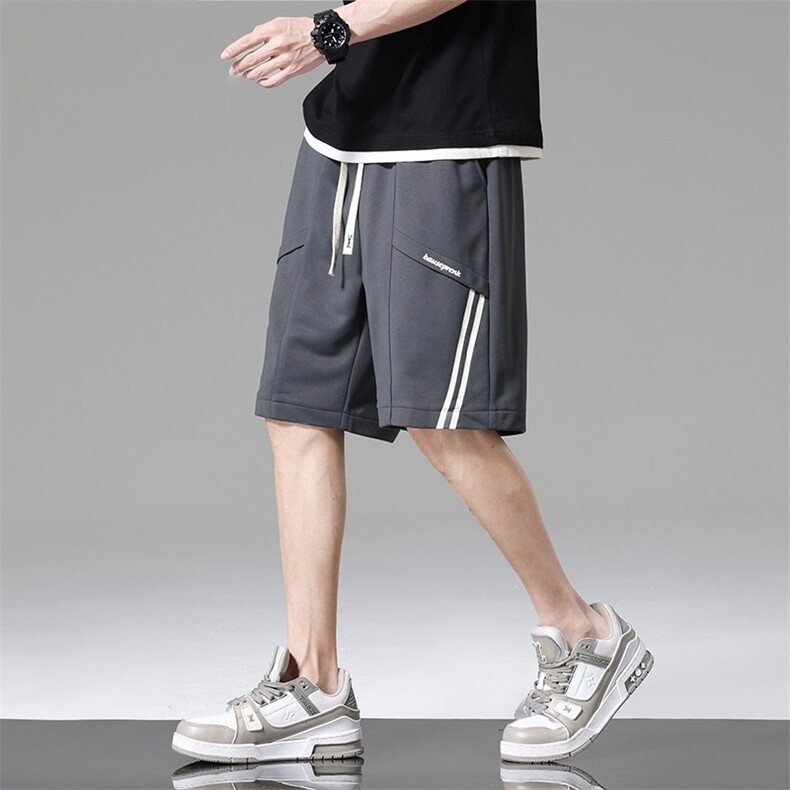 DD6858P29黑白景百搭沙滩篮球大码宽松户外时尚休闲夏季短裤男,男装休闲裤,星座510A-1