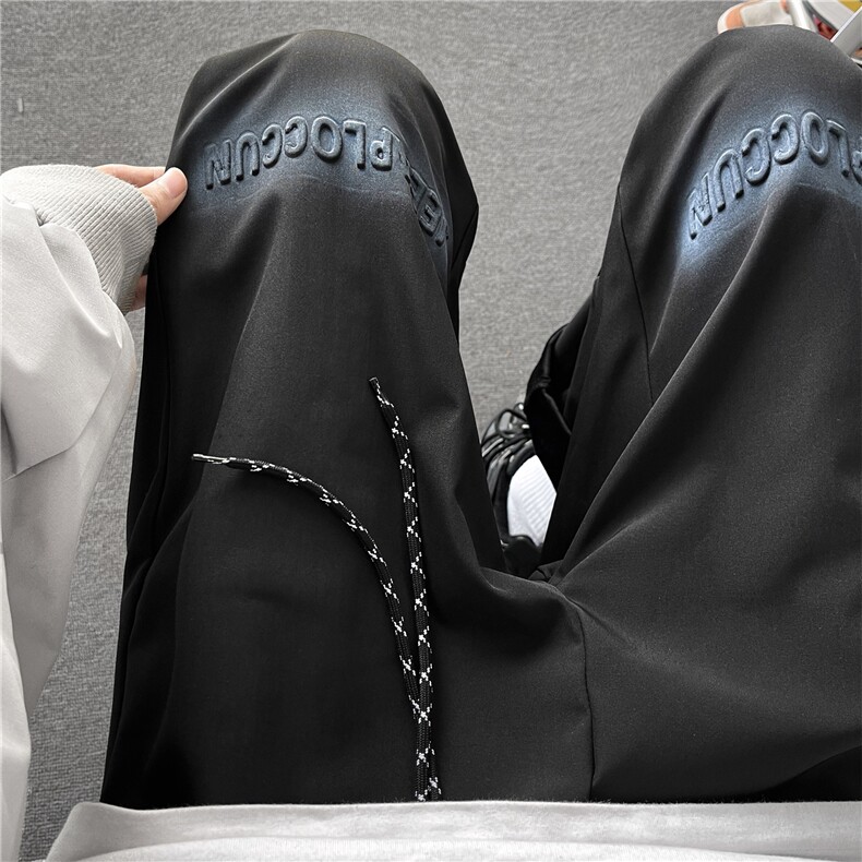 冬季加绒防水冲锋裤休闲裤宽松直筒长裤A061-AX00527加绒-P50,男装休闲裤,电商A061