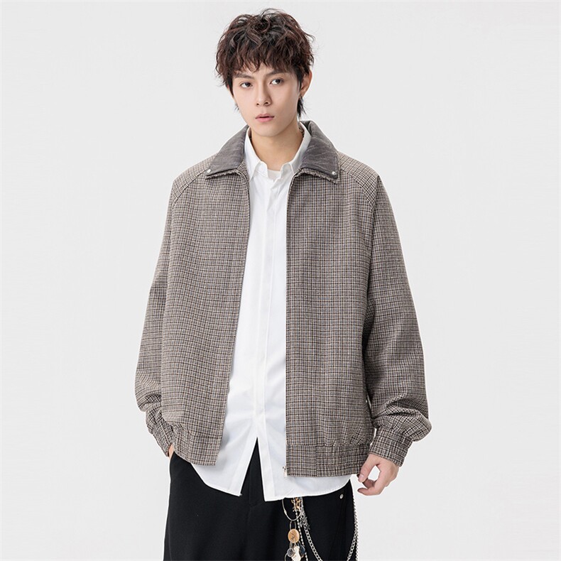 美式大码休闲夹克外套8567-P80控169大码元,男装夹克,星座209