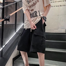 街头新款休闲短裤潮牌宽松工装五分裤男潮流大口袋中裤K3567-P31，男装休闲裤，星座512-2