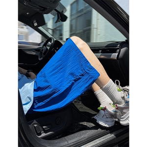 8XL-M多巴胺短裤男款夏季冰丝薄款休闲透气五分裤沙滩DK26004P25图片