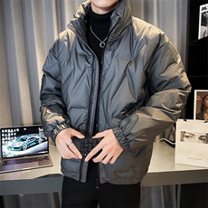 有报告足货店主小伙PU轻薄羽绒服潮流外套男YR2369-P138，男装羽绒服，星座301B-1