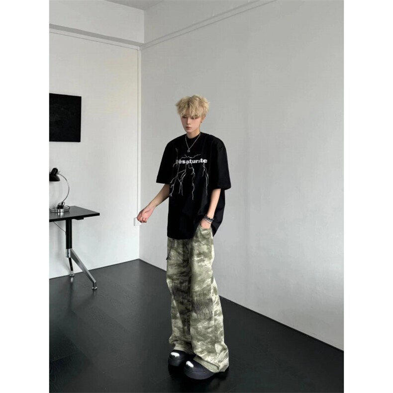 【有货】cleanfit迷彩工装裤男美式vibe风裤子高街N0088WW-特P48,男装工装外套,星座1007（原301D）