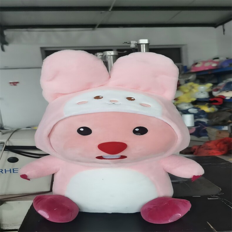 海狸变身美乐乐，文德毛绒玩具
