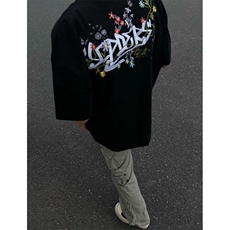 原版做工前后刺绣纯棉短袖ZX0277-特批32，男装T恤，星座313A(原308A-2)