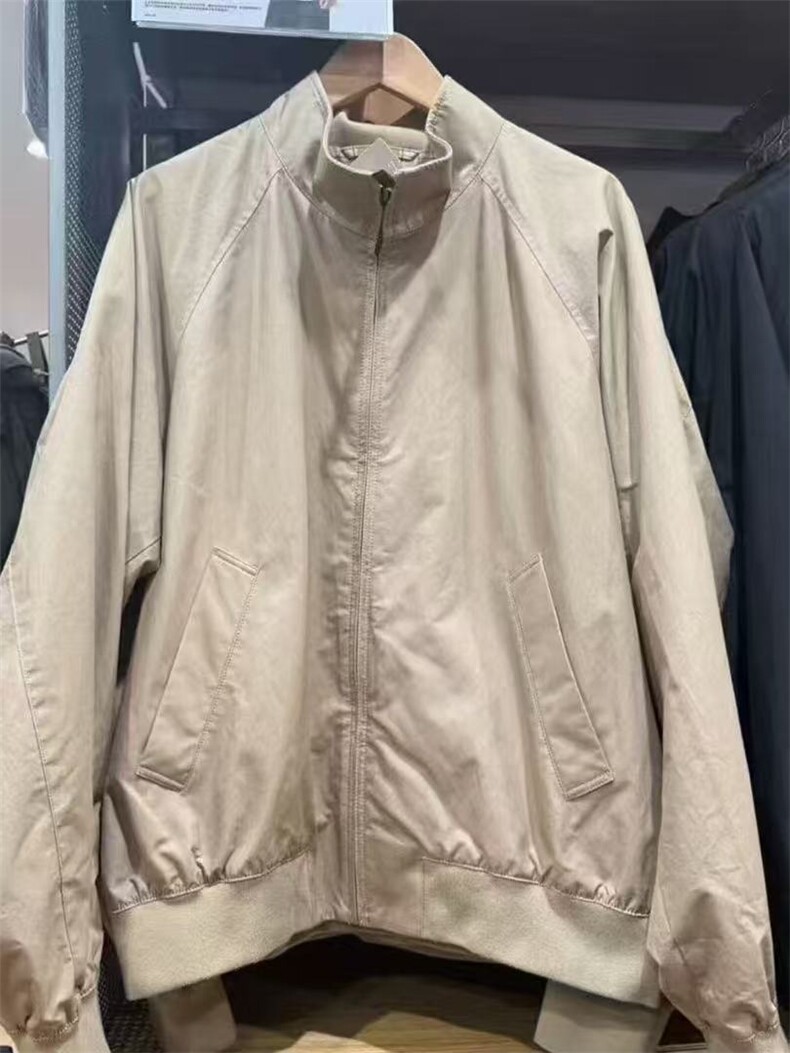 男装女装哈灵顿茄克外套立领长袖拉链休闲宽松夹克上衣JKK70P85,男装夹克,电商D256