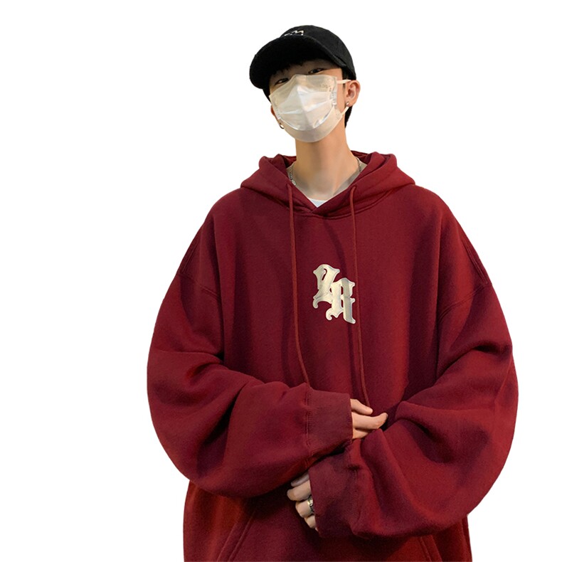 ！发泡印花！连帽圆领卫衣男装港风帽衫男LM119-P35,男装卫衣,电商B367
