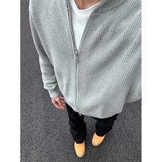【有货】cleanfit拉链开衫毛衣外套男款针织衫M5653LL-特P55，男装针织衫/毛衣，星座1007（原301D）