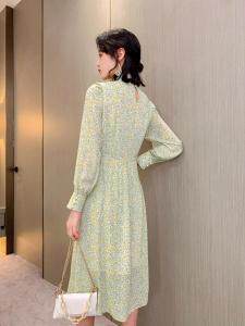 【现货】2021年春季流行时尚女装新款修身连衣裙，女装连衣裙，荷塘月色