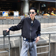 美式高街拉链设计感夹克外套男HY222-P68，男装夹克，星座1109-4