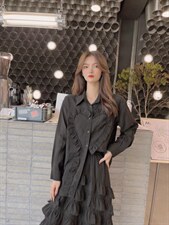 【秋装】爱心衬衫，百搭，女装衬衫，慕姿杨