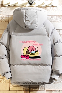 控128加绒面包服男大码羊羔毛棉衣男MY16313-P100图片