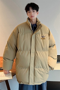 已注册港风直播抖音高品质宽松男羽绒棉面包服棉衣外套M1051P85图片
