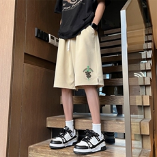 已注册新款菠萝格得物抖音直播宽松男中裤五分短裤K107P28控45，男装牛仔裤，电商C408(原B339-1)
